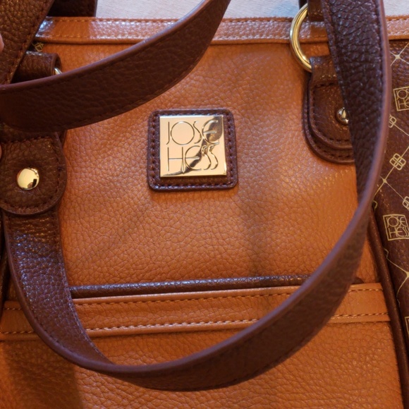Jose Hess Carmel Chocolate  Large Satchel Bag - Picture 8 of 8